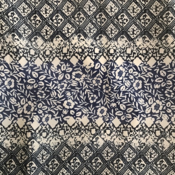 Madewell Moroccan Tile Print Cross Back Blue Maxi Dress Small - Picture 17 of 17